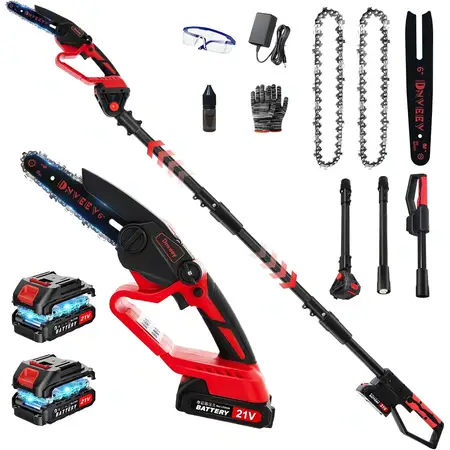 2-in-1 Cordless Pole Saw for Tree Trimming