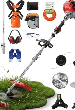 52CC Gas Powered Weed Wacker for Garden Lawn Bush Clearing