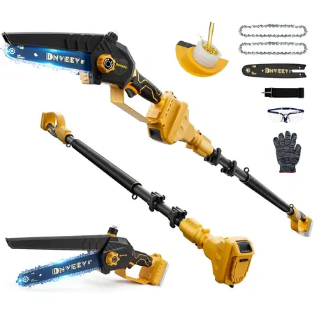 8-Inch Cordless Pole Saw for Tree Trimming