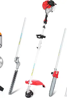 Gas Weed Eater 52 cc 5-in-1 Multi-Tool String Trimmer